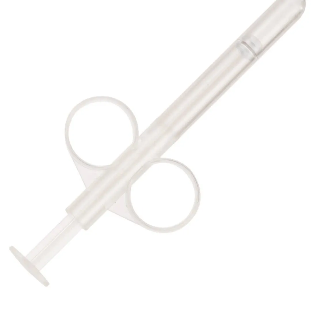 Lube Tube Lubricant Applicator Syringe Set of 2 -  Clear