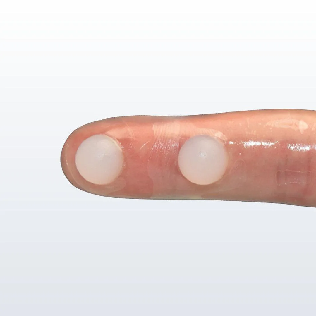 Lubricated Finger Condoms with Pleasure Nubs (6-Pack)
