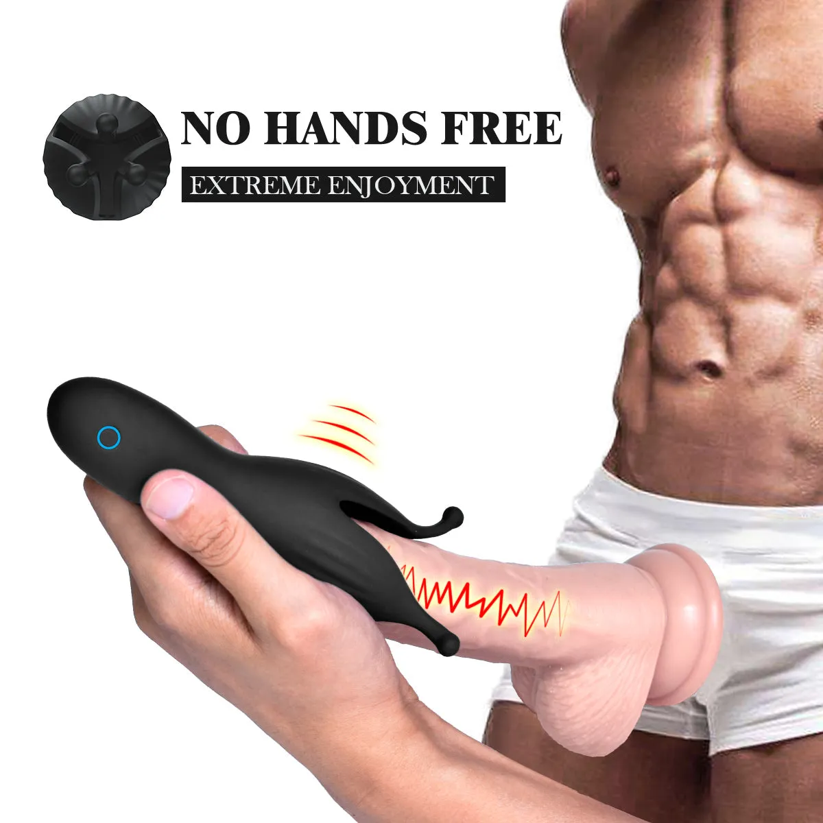 LustfulLemon - Penis Head Silicone Vibrator Stimulator