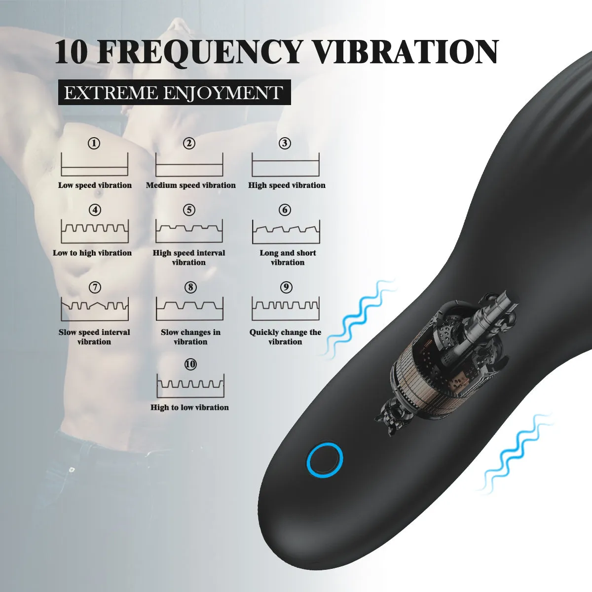 LustfulLemon - Penis Head Silicone Vibrator Stimulator