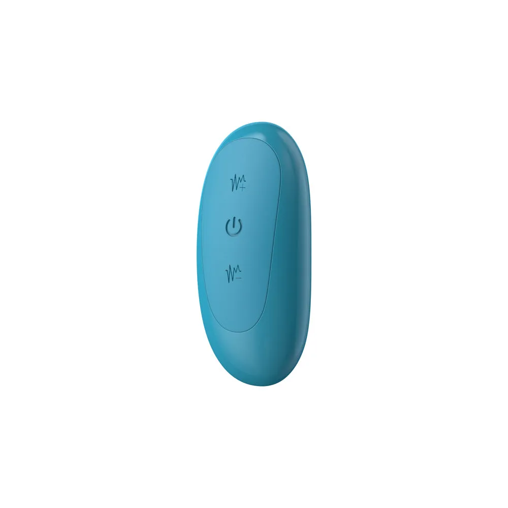 Luv Inc. Pr37: Pointy Ring Luv Plug Metallic Blue