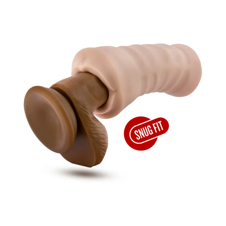 M For Men Angie Vibrating Mouth Masturbator - Vanilla