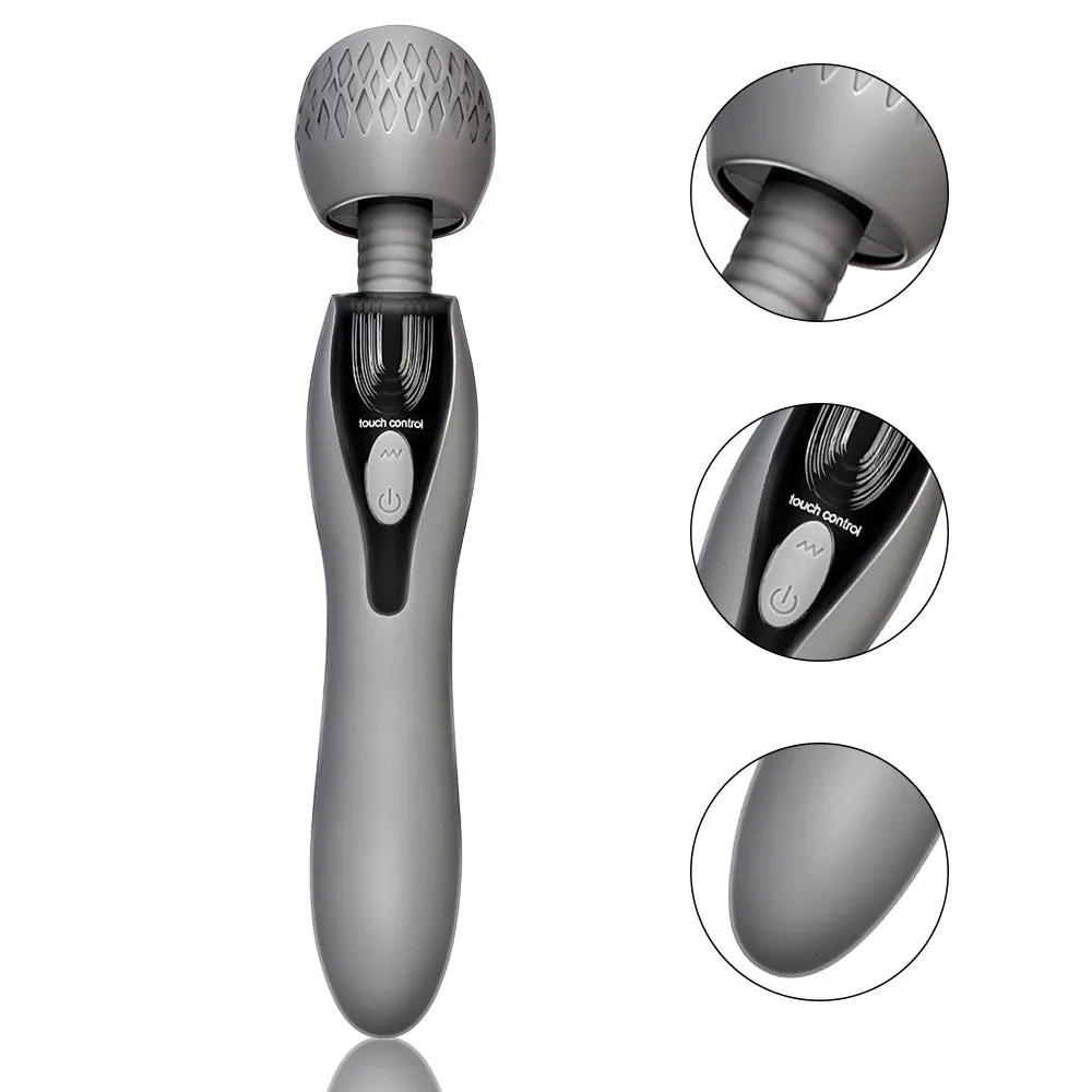 Magic Wand Vibrator - Double End G Spot Clitoral Stimulator Female Sex Toys