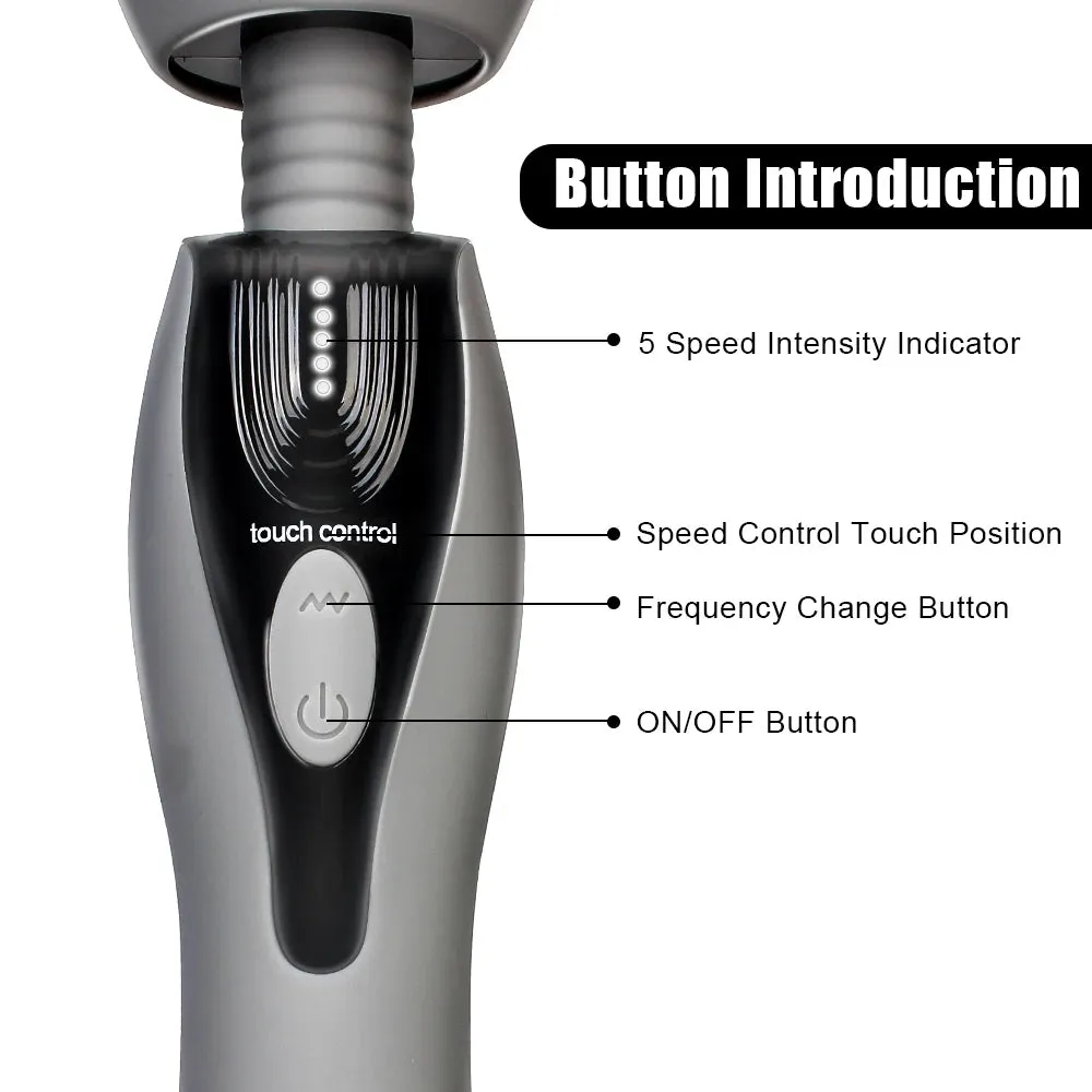 Magic Wand Vibrator - Double End G Spot Clitoral Stimulator Female Sex Toys