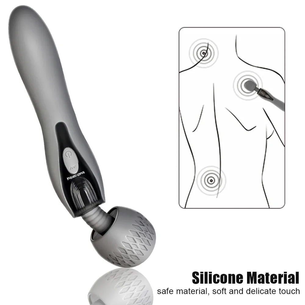 Magic Wand Vibrator - Double End G Spot Clitoral Stimulator Female Sex Toys