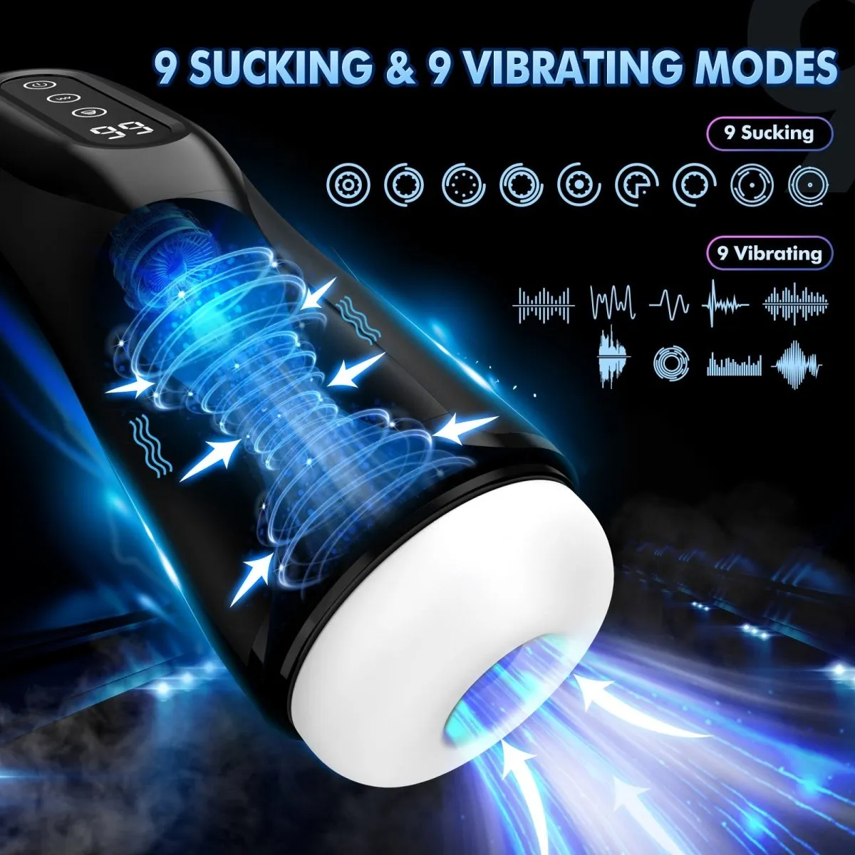 Marshal| 3D Textured Fit Most Size Automatic Masturbator