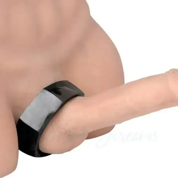 Master Series Hex Heavy Duty Tpe Cock Ring and Ball Stretcher