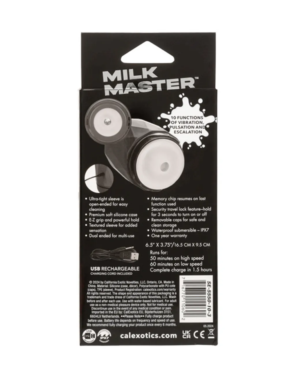 Milk Master Vibro Squeeze Stroker