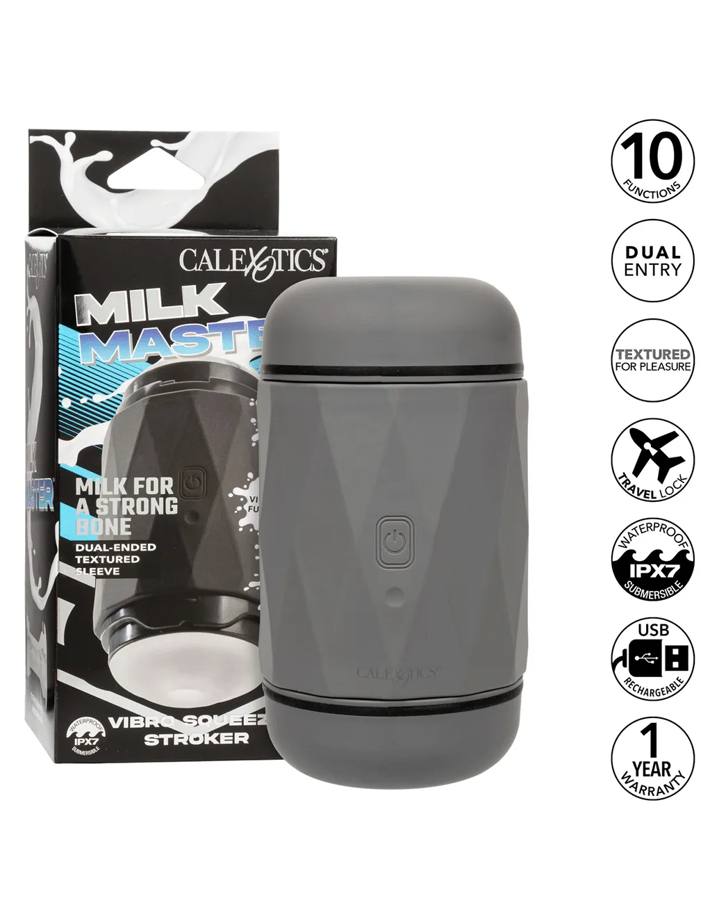 Milk Master Vibro Squeeze Stroker