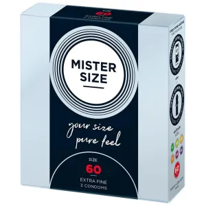 Mister Size 60mm Natural Ultra Thin Condoms 3 Pack