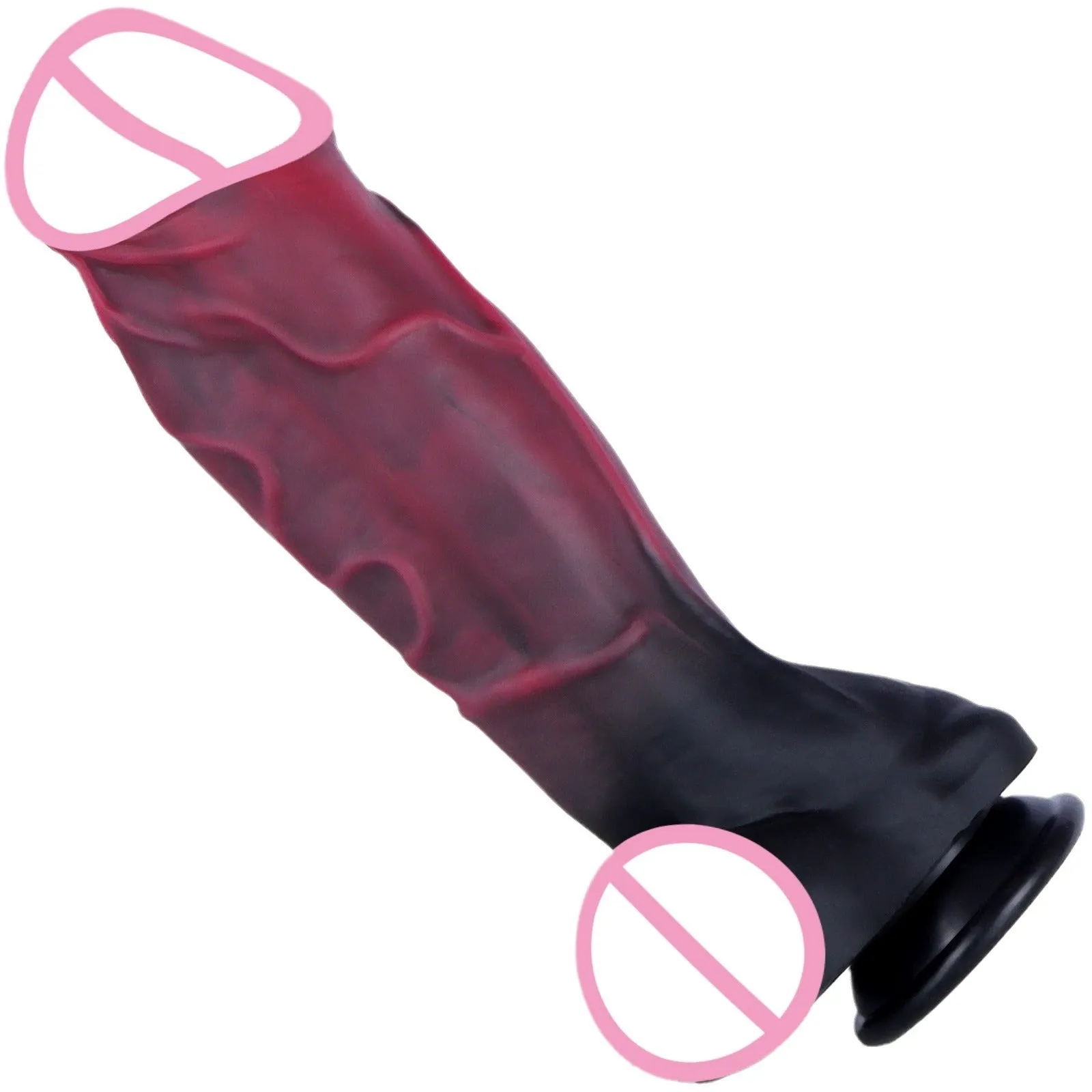 Monsterdildo Butt Plug Prostate Massager - Suction Cup Silicone Sex Toy for Men Women