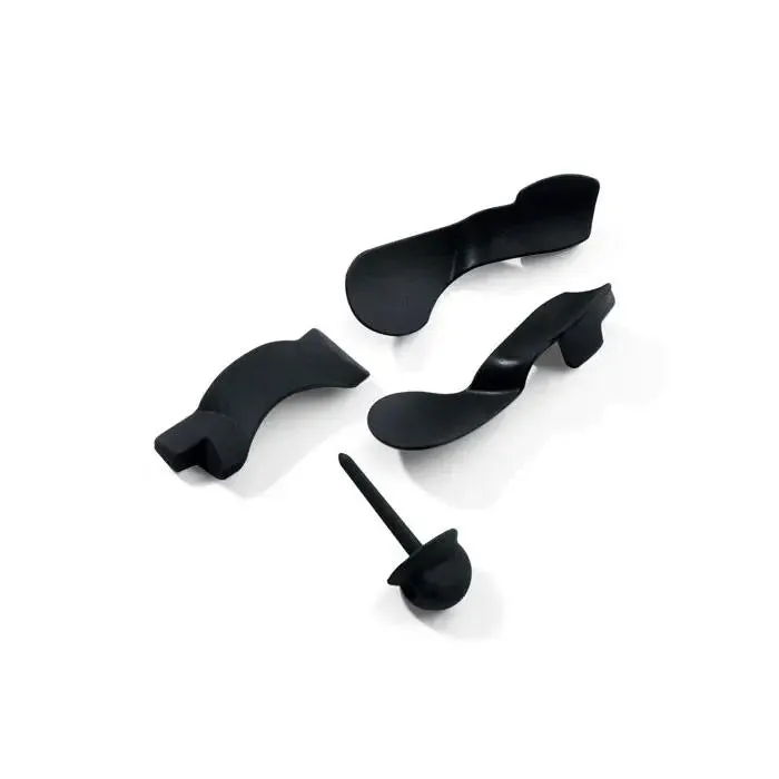 Mystim Estim Black Bendable Cock Cage with Urethral Probe