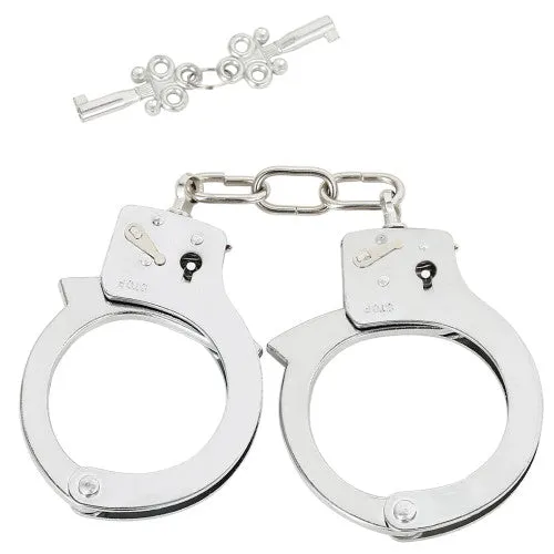 NAUGHTY TOYS heavy steel Police cuffs 220gr