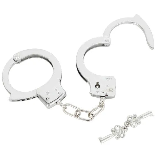 NAUGHTY TOYS heavy steel Police cuffs 220gr