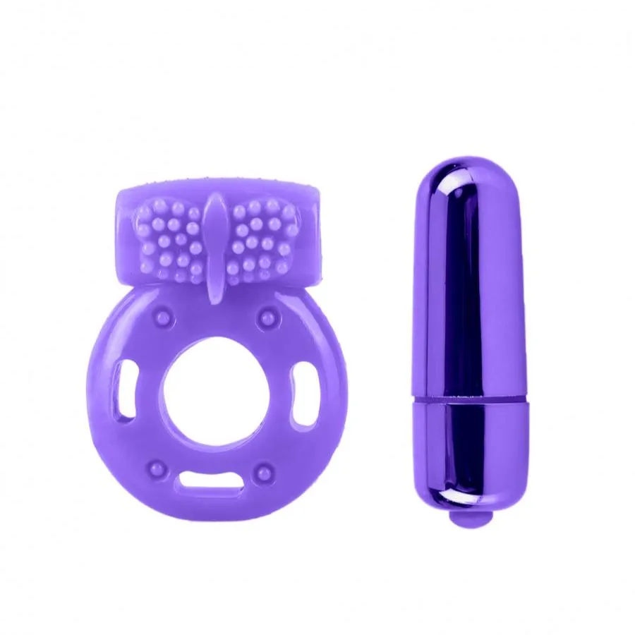 Neon Couples Vibrator Kit - Bullet. Rabbit & Cock Ring