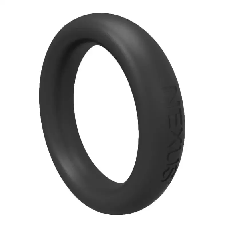 Nexus Black Super Stretchy Silicone Cock Love Ring for Him