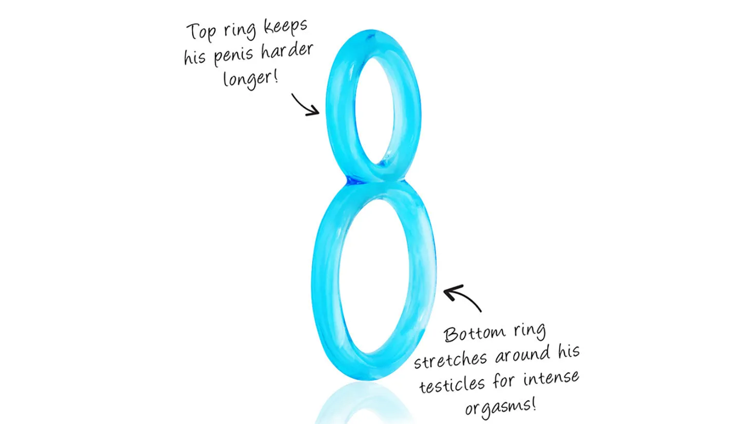 Ofinity Double Erection Ring Red by ScreamingO
