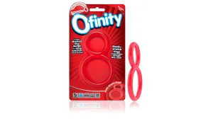 Ofinity Double Erection Ring Red by ScreamingO