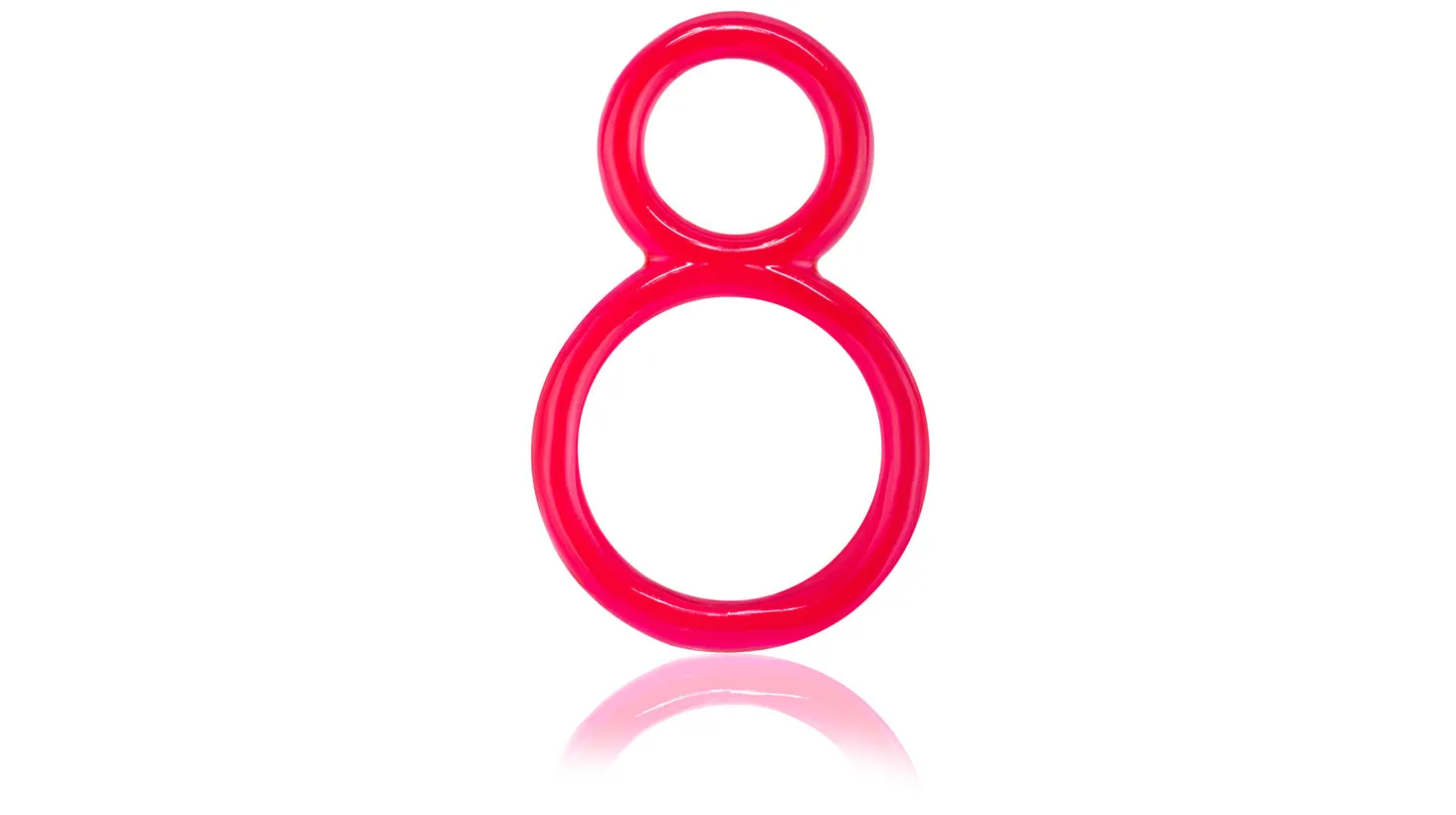 Ofinity Double Erection Ring Red by ScreamingO