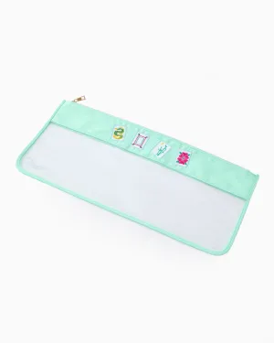Oh My Mahjong - Mint Birdie Stitched Mahjong Tile Bag