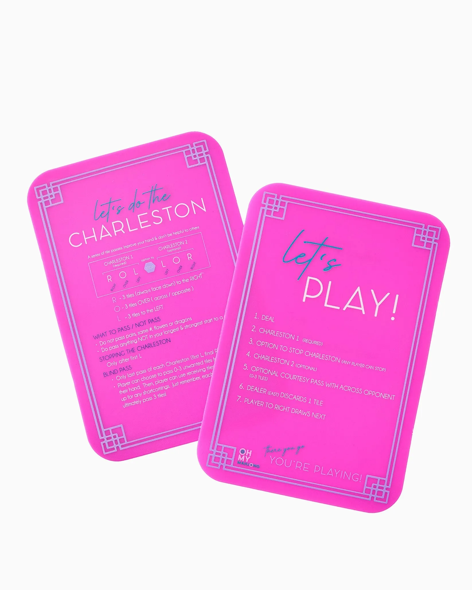 Oh My Mahjong Pink Tile Shufflers