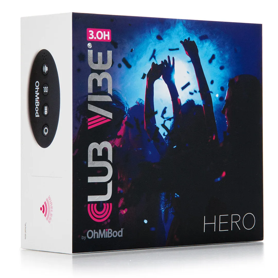 OhMiBod Club Vibe 3.OH Hero Vibrating Anal Plug