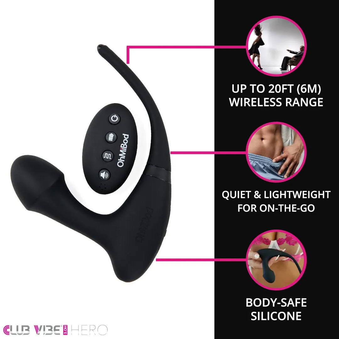 OhMiBod Club Vibe 3.OH Hero Vibrating Anal Plug