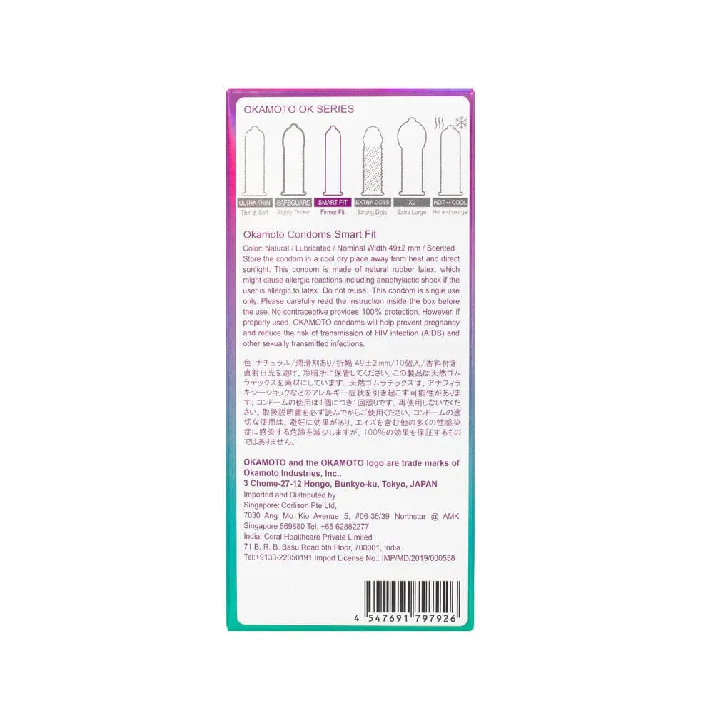Okamoto - OK Smart Fit Condoms 10's