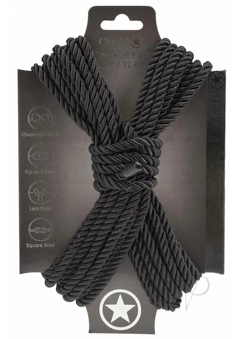 Ouch Bondage Rope 10 Meter Black