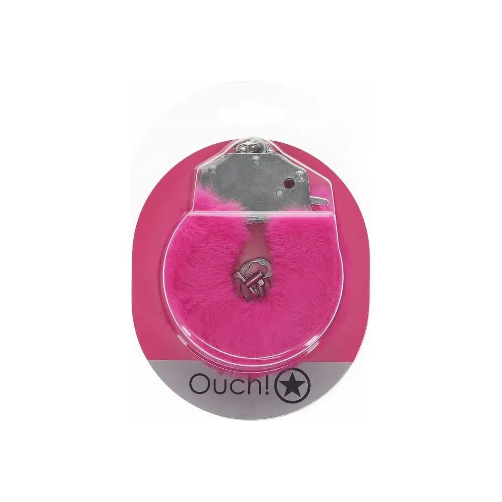 Ouch Classic Heavy Duty Fluffy Handcuffs by Shots