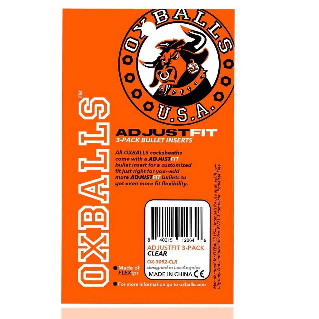 Oxballs Cocksheath AdjustFit Inserts 3 Pack