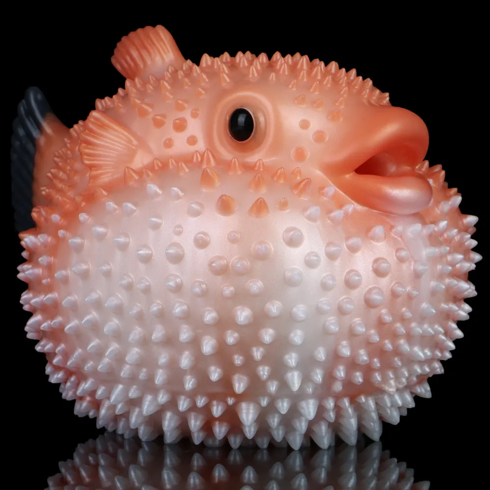 Pearl Puffer Pocket Pussy Mini Sex Doll - Fantasy Plump Silicone Male Masturbator