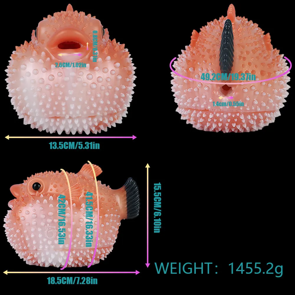 Pearl Puffer Pocket Pussy Mini Sex Doll - Fantasy Plump Silicone Male Masturbator