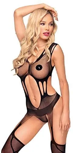 Penthouse Wild Virus Black Bodystocking