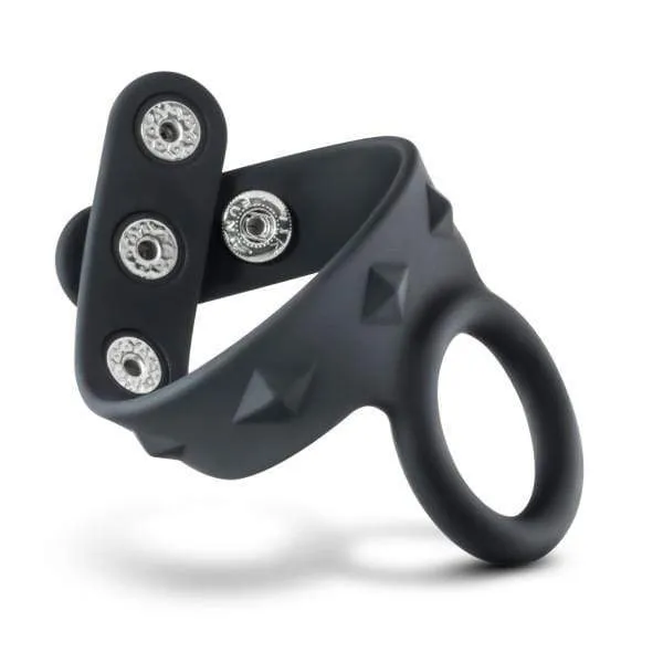 Performance VS6 Silicone Cock Ring & Ball Strap - Black