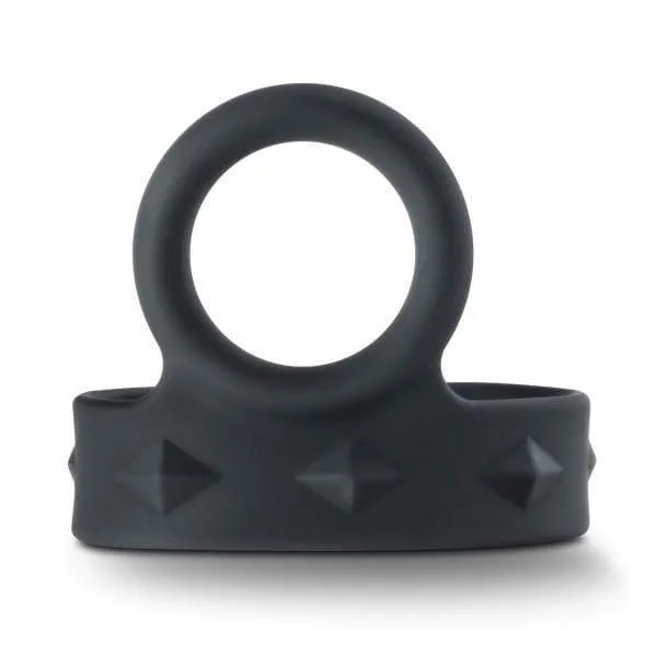 Performance VS6 Silicone Cock Ring & Ball Strap - Black