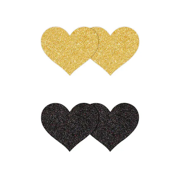 Pretty Pasties Hearts 2pk by NS Novelties