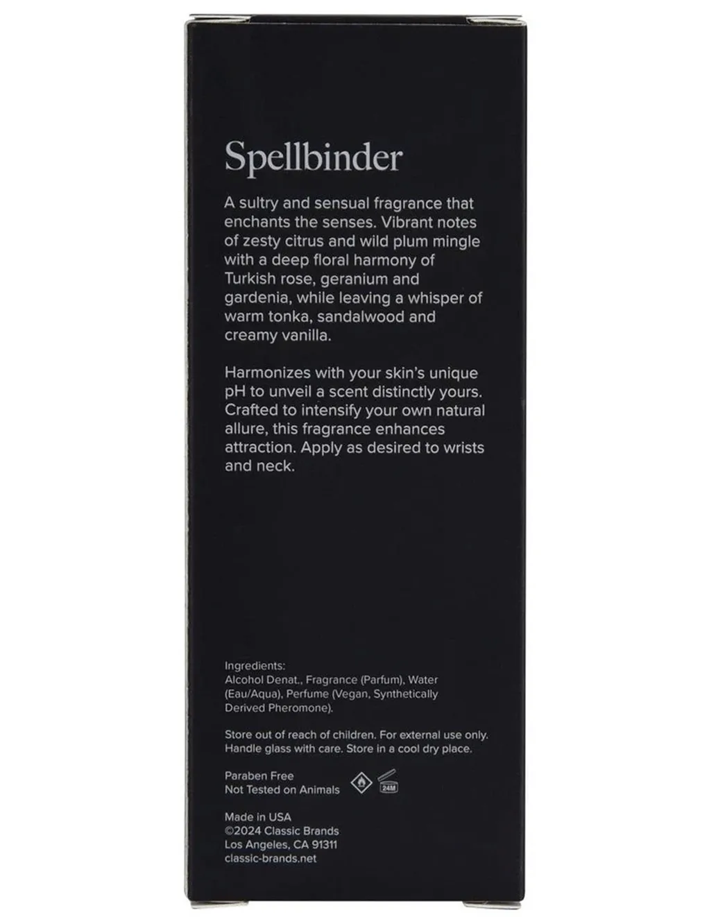 Pure Instinct Pheromone Perfume Spray Velvet
