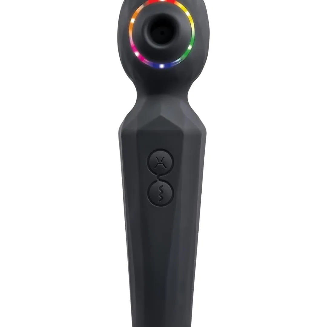 Rainbow Sucker Wand   Clitoral Suction Vibrator