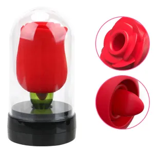 RENDS - Rose Sucking Vibrator Tongue Licking Clitoris Massager