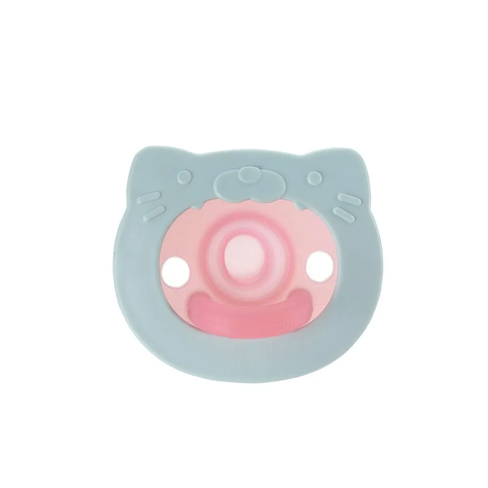 Richell - Susetsu Lab New Born Baby Silicone Pacifier with Storage Case