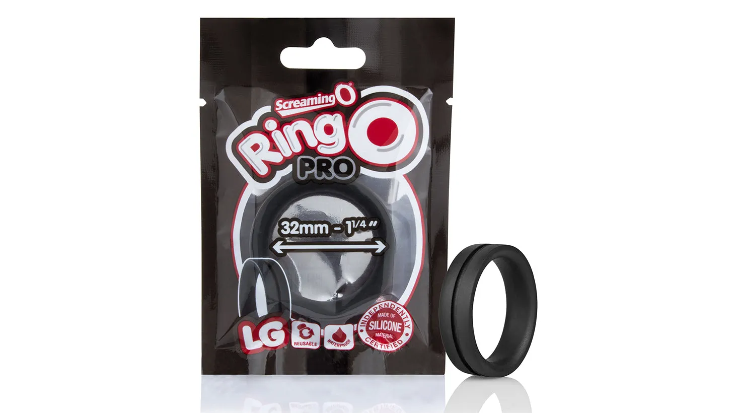 RingO Pro Large Black by ScreamingO