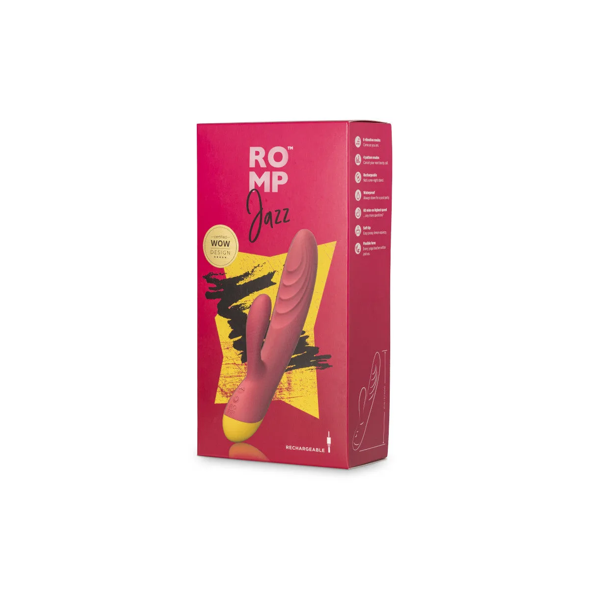 Romp Jazz Rechargeable Silicone Rabbit Vibrator