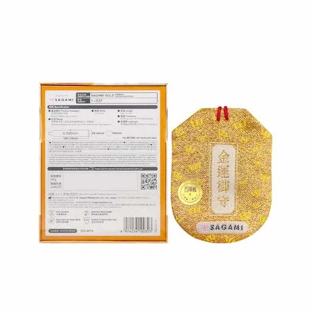 Sagami Gold Omamori Nishijin-ori Edition