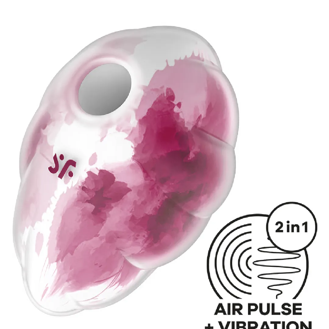 Satisfyer Cloud Dancer Air Pulsation Clitoral Vibrator - Pink