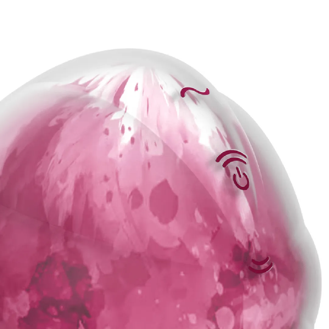 Satisfyer Cloud Dancer Air Pulsation Clitoral Vibrator - Pink