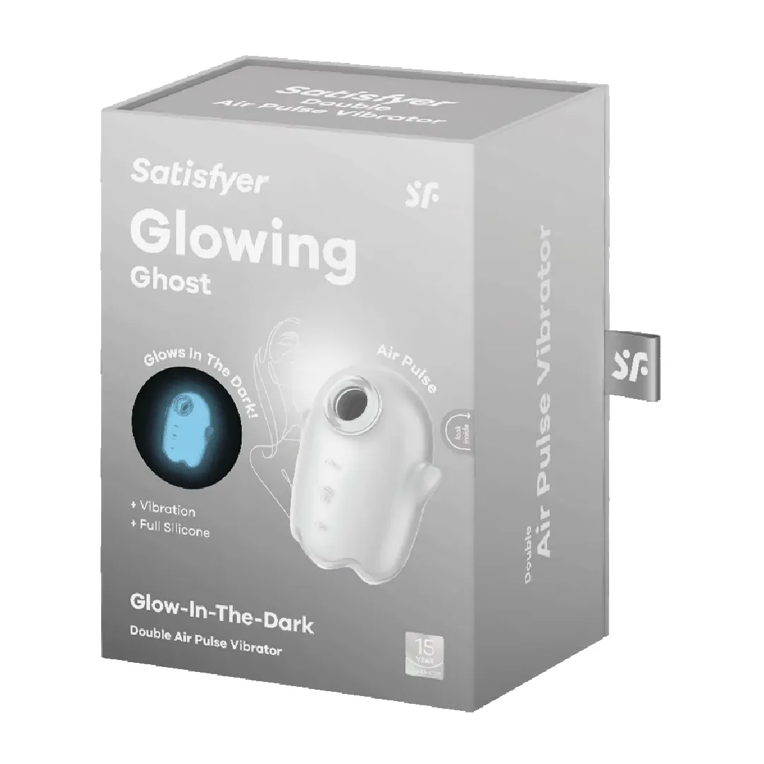 Satisfyer Glowing Ghost Air Pulsation Vibrator - Blue