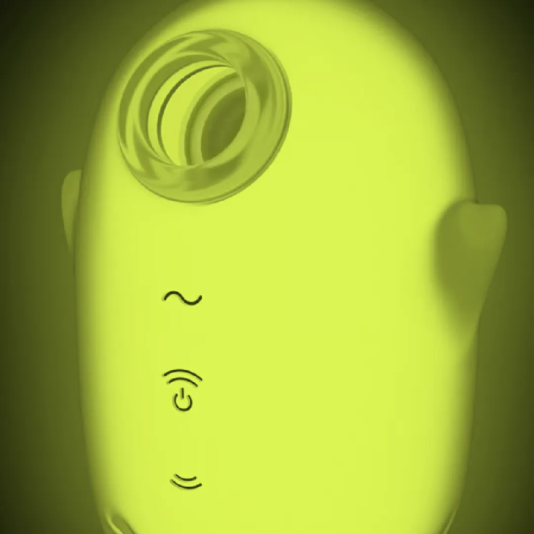 Satisfyer Glowing Ghost Air Pulsation Vibrator - Yellow