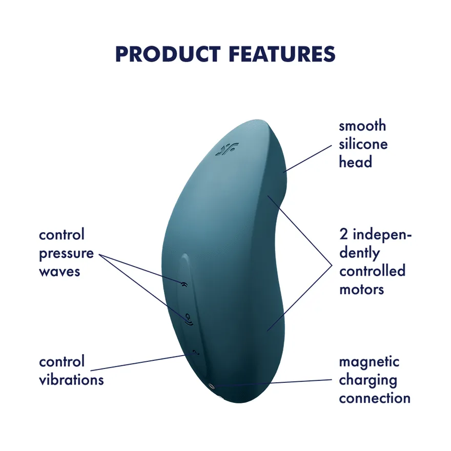 Satisfyer - Vulva Lover 2 Air Pulse Vibration Clitoral Stimulator