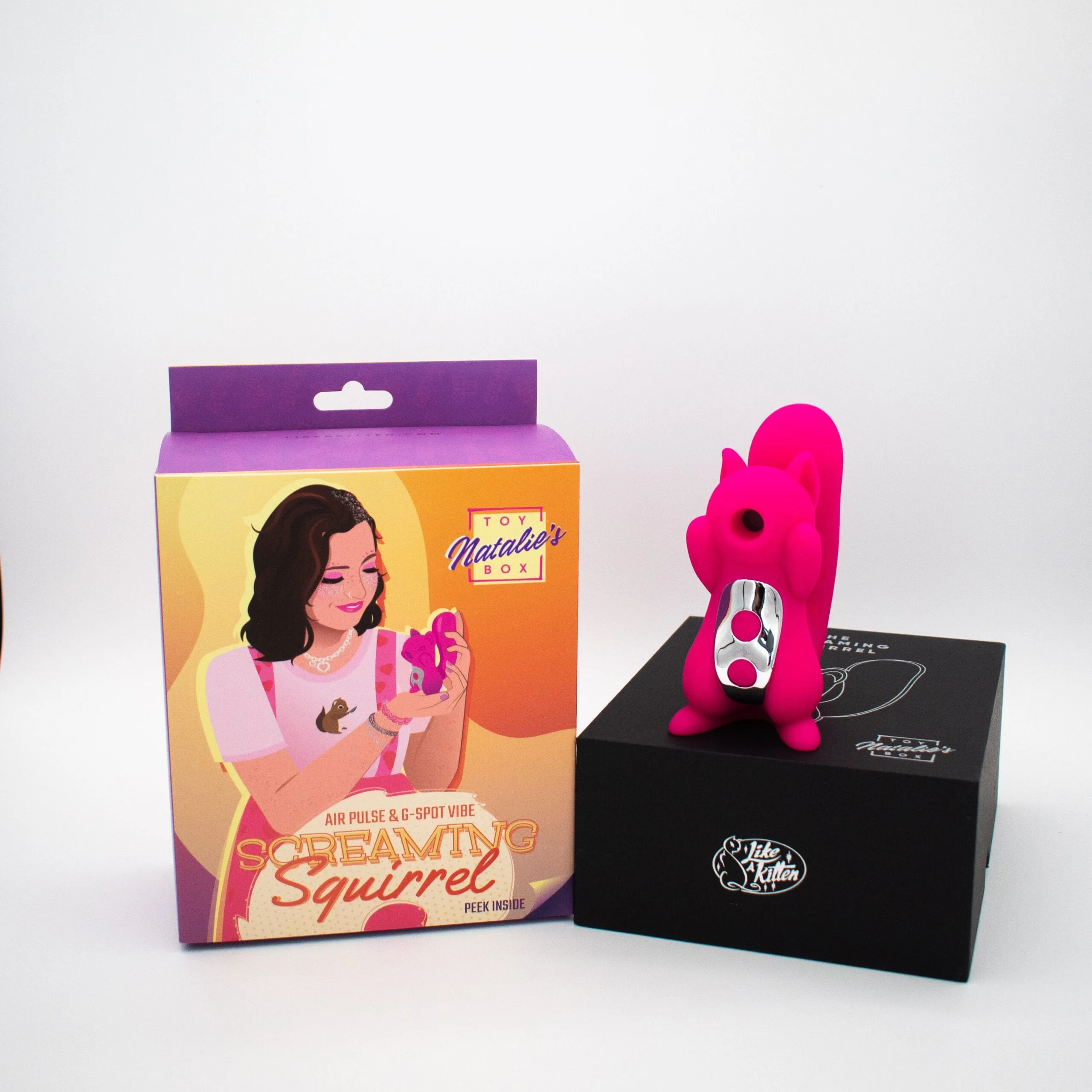 Screaming Squirrel Air Pulsation Clitoral and G Spot Vibrator